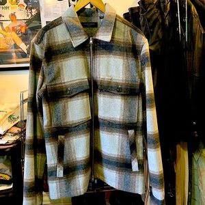 Allsaints woven shirt jacket